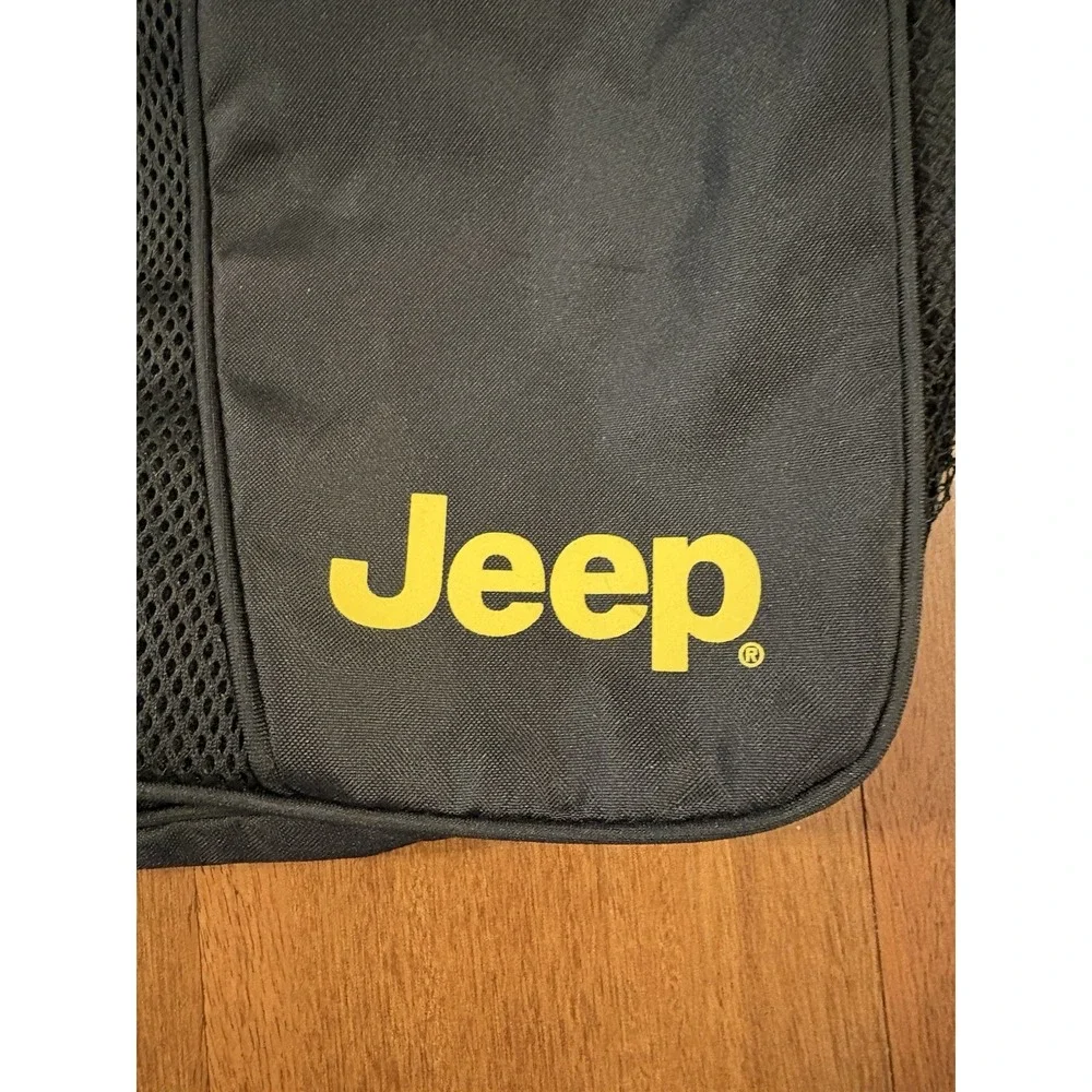 Jeep Stroller Bag Messenger‎ Organizer W/shoulder Strap Black & Mesh